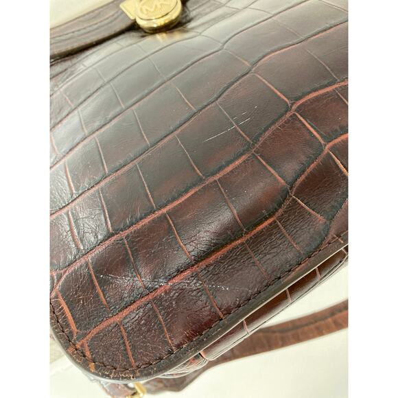 MICHAEL KORS EMBOSSED ANIMAL PRINT WOMENS CROSSBODY BAG - Picture 8 of 16